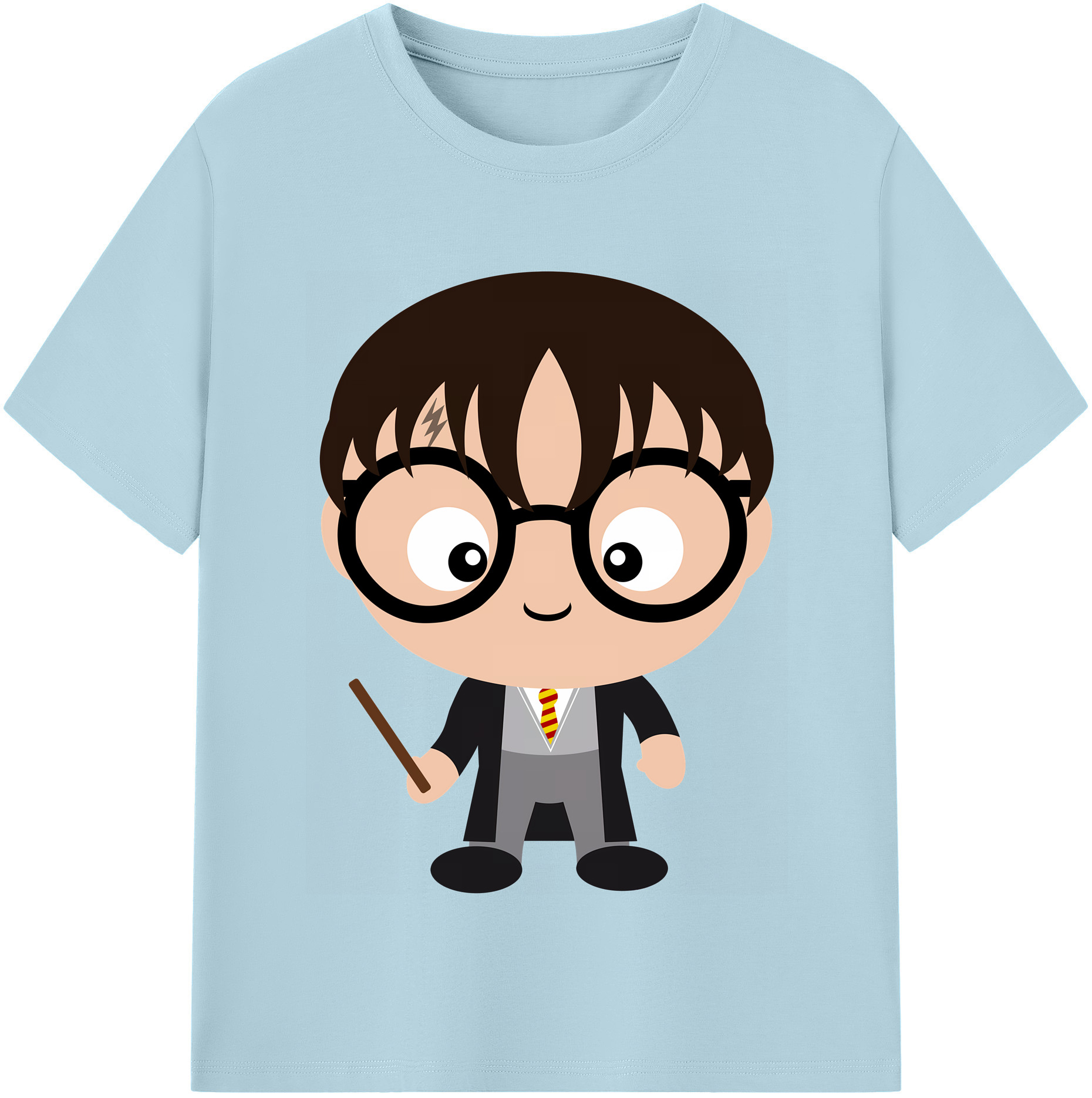 （画像用） Harry Potter ハリー・ポッターシリーズ 綿100％半袖Tシャツ（フロントプリント）